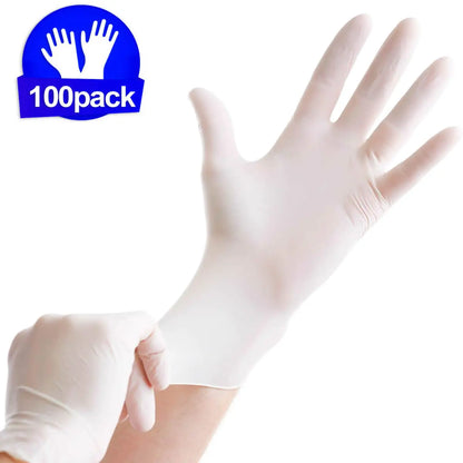 Clear Vinyl Disposable Gloves Medium