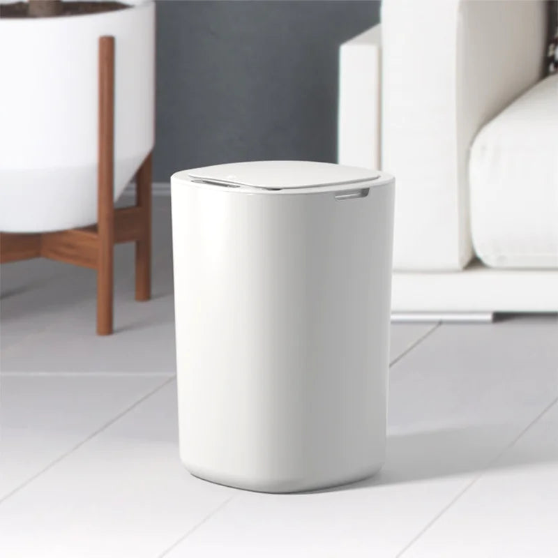12L Smart Trash Can with Sensor and Flip Lid