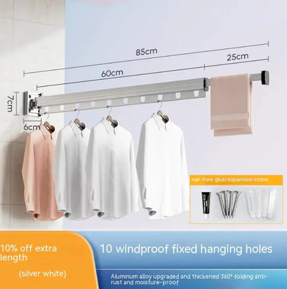 Suction Cup Folding Clothes Hanger