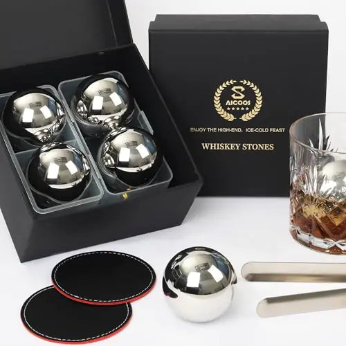 Reusable Metal Ice Cubes Balls Set