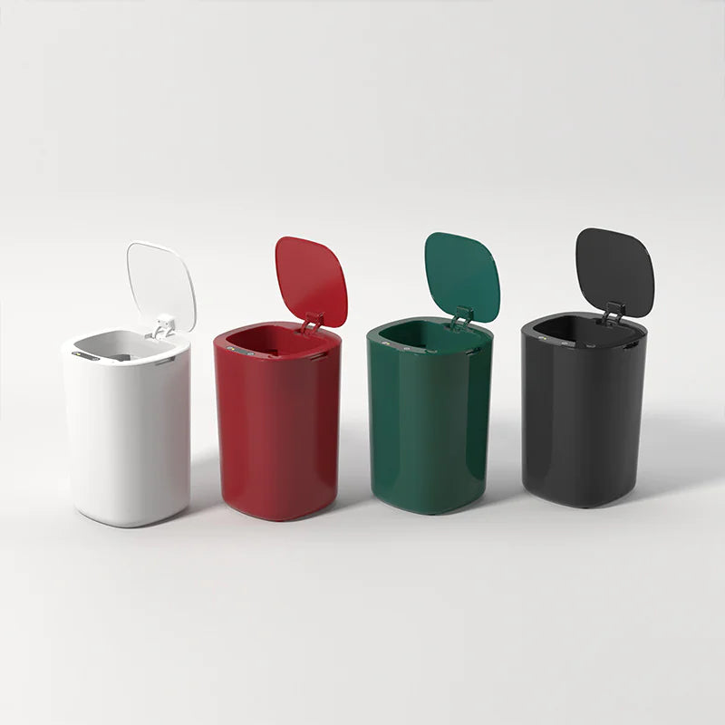 12L Smart Trash Can with Sensor and Flip Lid